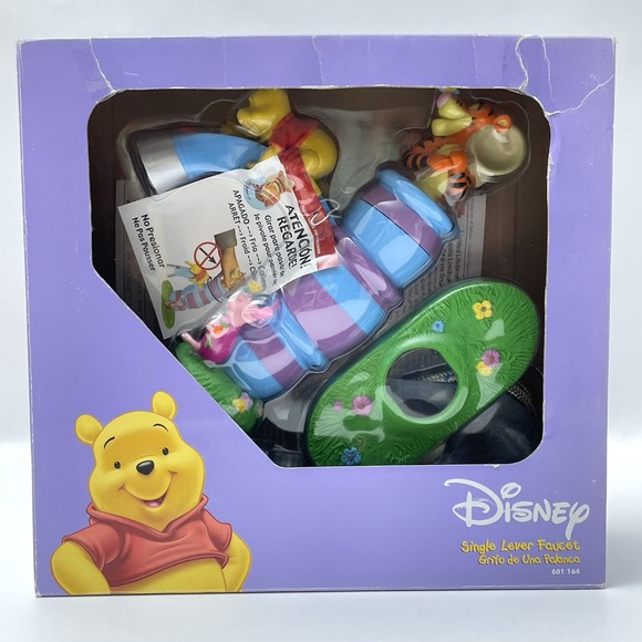 Winnie The Pooh Disney Bathroom Single Lever Faucet New In Box NIB 601-164 - Picture 1 of 13